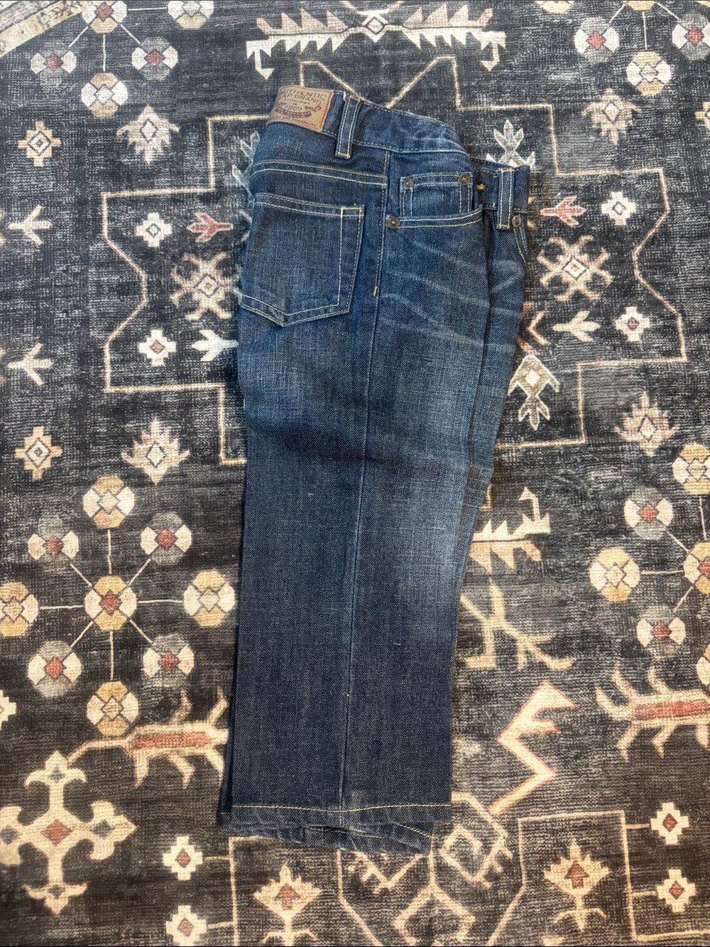 GAP Straight Leg Dark Blue Denim Jeans